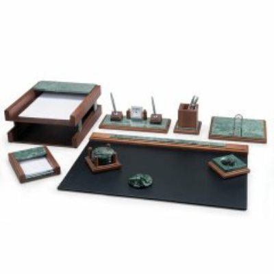 Настольные наборы и аксессуары из мрамора 